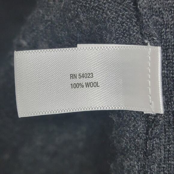 Gap Soft Wool Cardigan Sweater Large Charcoal Grey 751 - Picture 10 of 10